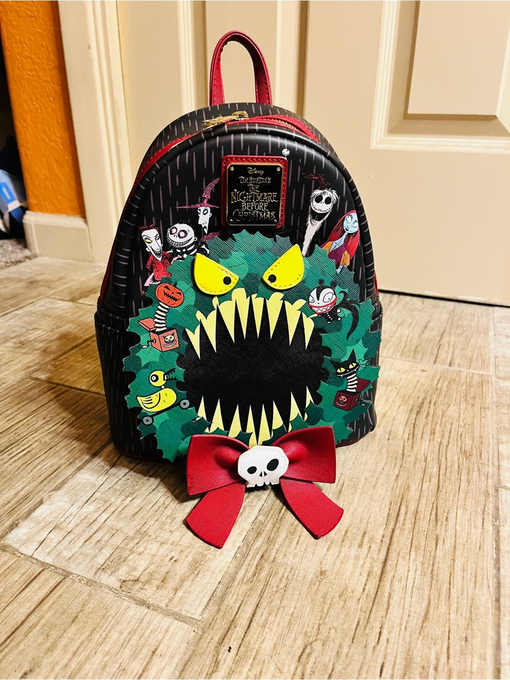 Disney The Nightmare Before Christmas Mini Backpack – Black, Red, Green, Yellow